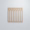 Ekena Millwork Small Cedar Park Decorative Fretwork Wood Wall Panels, Alder, 11 3/8"W x 11 3/8"H x 3/8"T WALW12X12X0375CRPAL - alternate 6